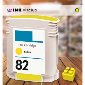 HP 82 (C4913A) Yellow Compatible  Inkjet Cartridge
