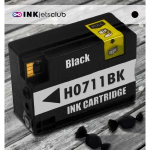 HP 711XL Black (CZ133A) High Yield Compatible  Inkjet Cartridge