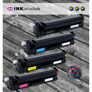 4 Pack - HP 410X High Yield Ink Cartridge Value Pack. Includes 1 Black, 1 Cyan, 1 Magenta and 1 Yellow Compatible  Ink Cartridges