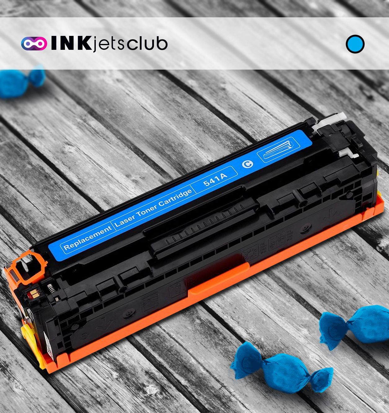 contant geld Overname Geruststellen 83% Off HP 125A (CB541A) Cyan Toner Cartridge. Fast FREE S/H on 125 A