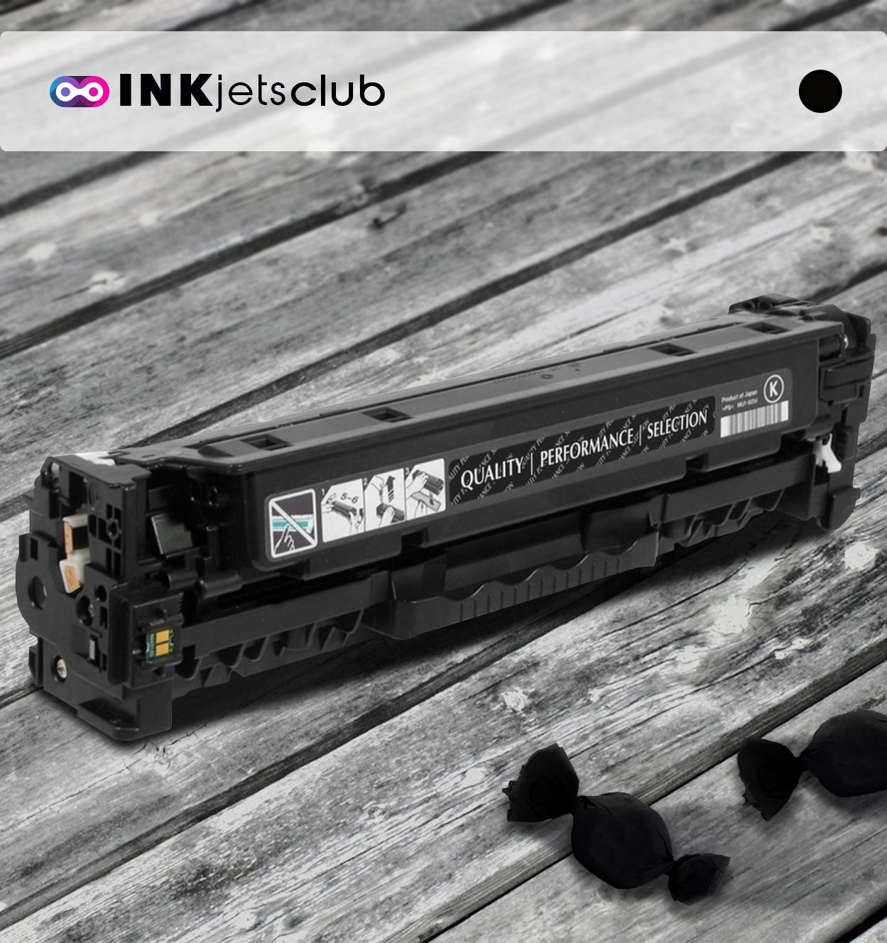 HP 305A (CE410A) Toner Cartridge, Black 