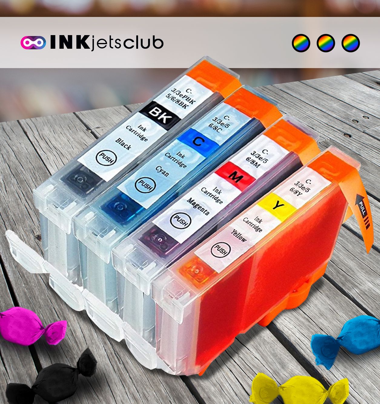Canon Ink Set, High-quality Prints | InkjetsClub