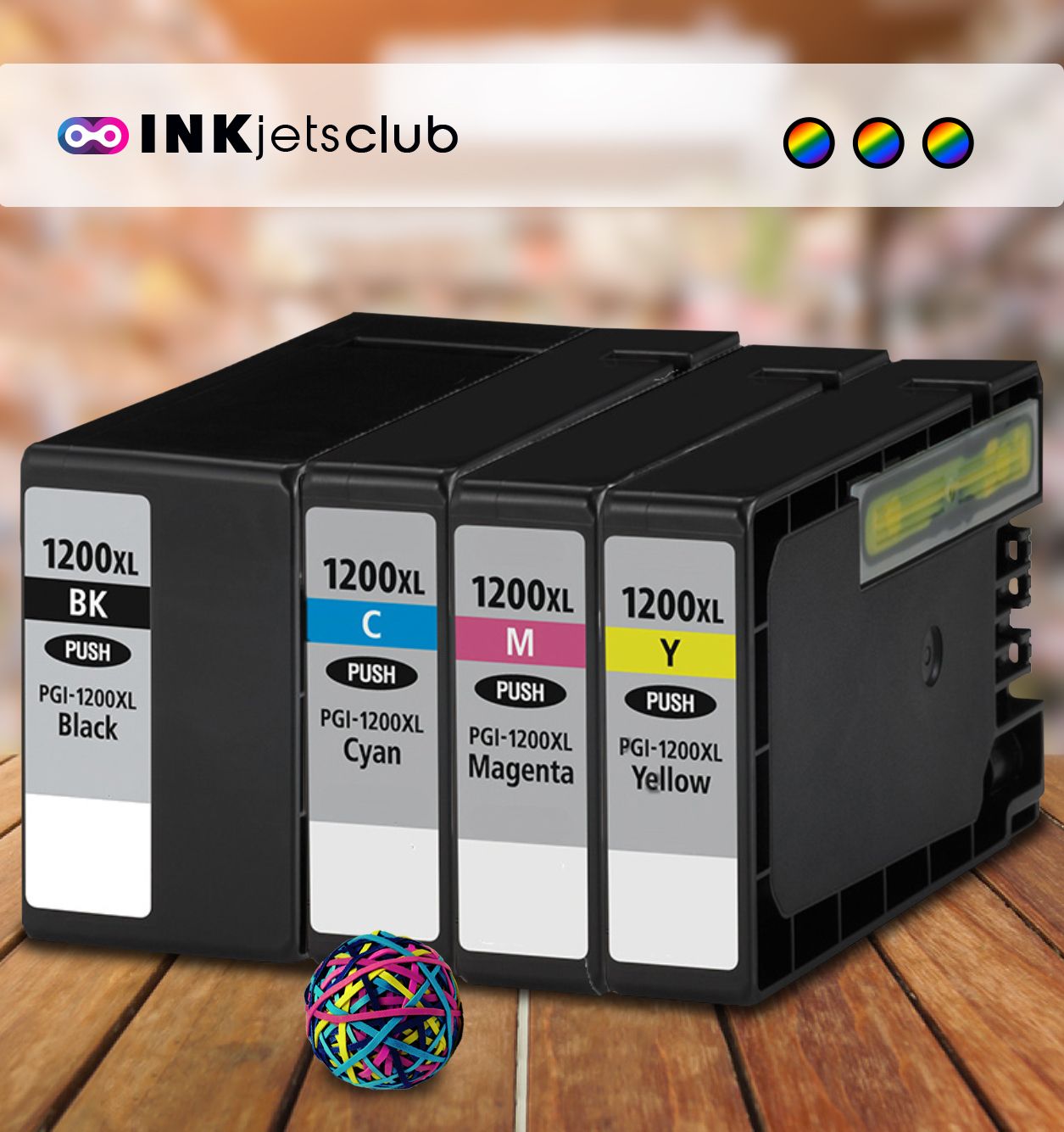 80% Off Canon PGI-1200XL Ink Cartridges 