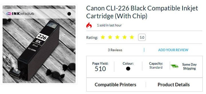 Canon CLI-226 BK