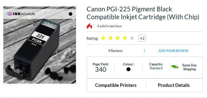 Canon PG-225BK